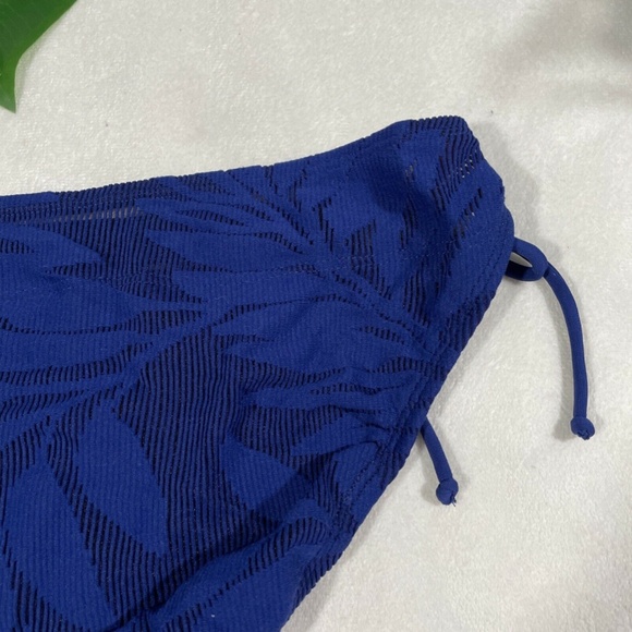 NEW Robin Piccone Hana Side‎ Tie String Bikini Bottom Sapphire [SZ Large ] - Picture 8 of 9